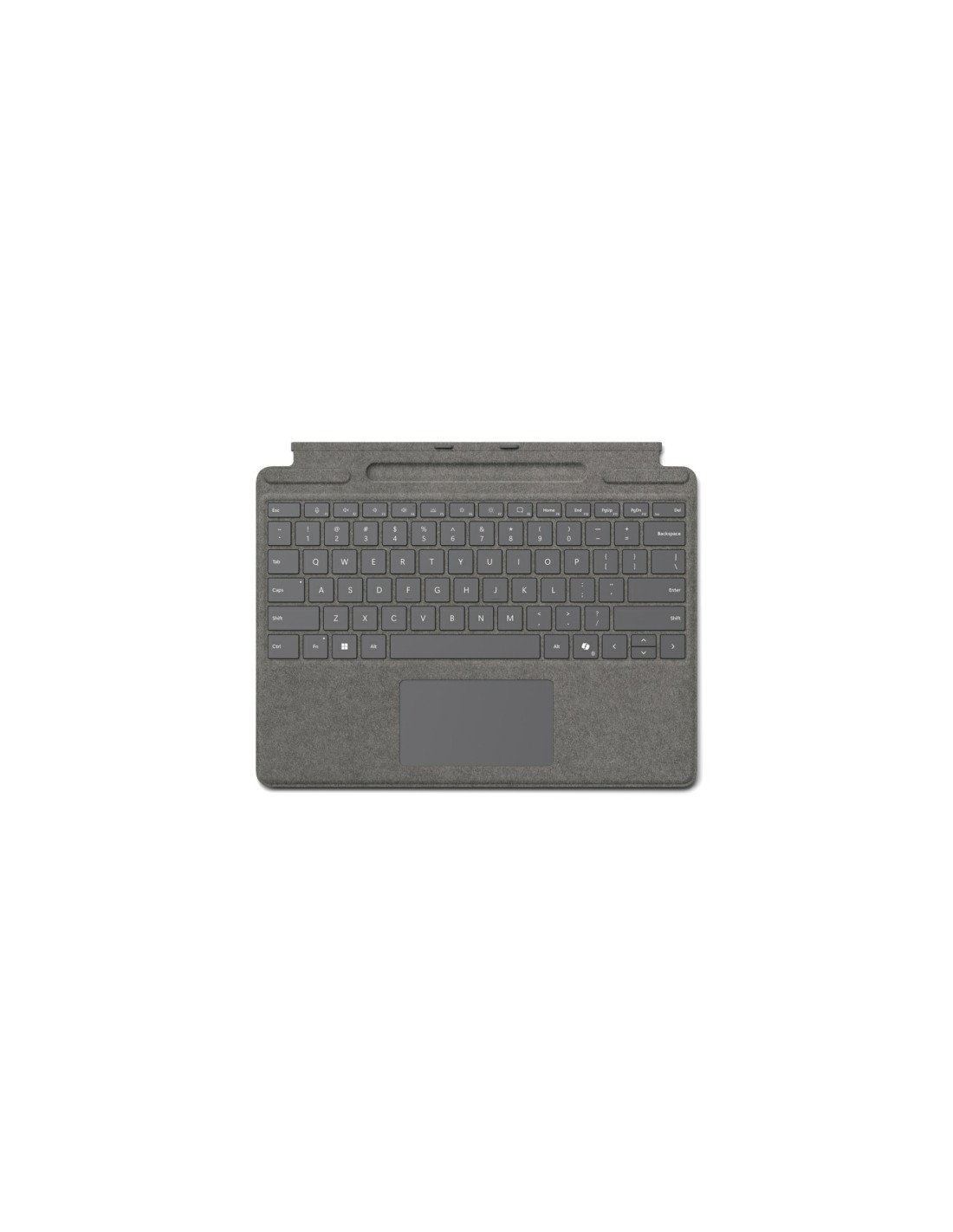 Microsoft Surface Pro Keyboard with pen storage for Business QWERTZ Alemán Microsoft Cover port Platino