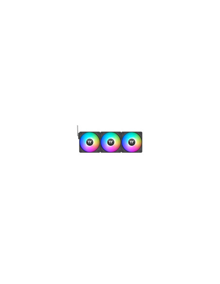 Thermaltake CL-F182-PL14SW-A sistema de refrigeración para ordenador Carcasa del ordenador Ventilador 14 cm Negro 3 pieza(s)