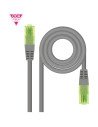 Nanocable Cable de Red Latiguillo RJ45 CAT.6 UTP AWG26 CCA, Gris, 5 m