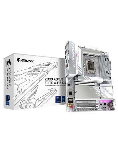 GIGABYTE Placa base Z890 AORUS ELITE WIFI7 ICE - Compatible con CPUs