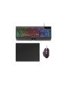 Mars Gaming MCP124 teclado Ratón incluido Juego USB QWERTY Español Negro
