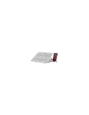 Mars Gaming MNBC23, Base Refrigeradora y Stand 16”, 6 Ventiladores