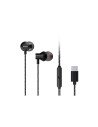 Aiwa ESTM-50USB-C Auriculares Alámbrico Dentro de oído Llamadas/Música USB Tipo C Negro
