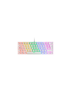 Mars Gaming MK60 teclado Juego USB AZERTY Italiano Blanco