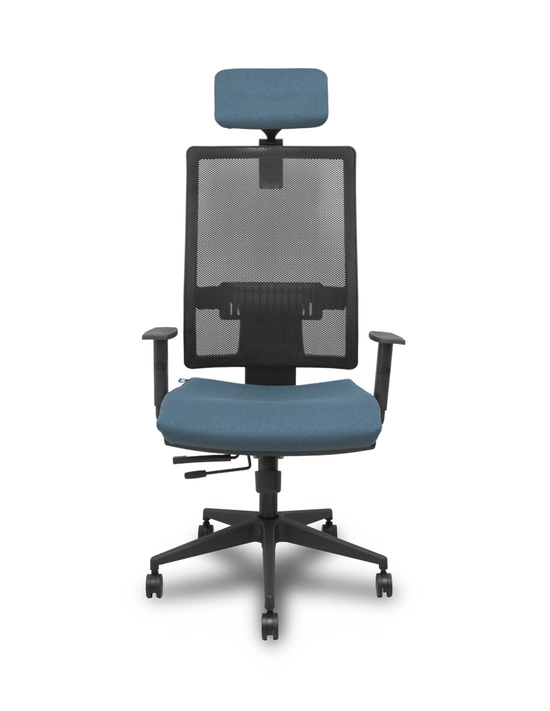 Piqueras y Crespo Silla Horna traslack bali gris oscuro brazos 1D ruedas engomadas 65mm y cabecero regulable