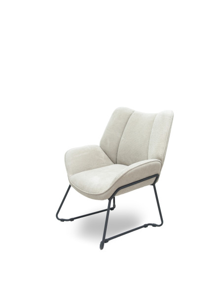 Piqueras y Crespo Sillón de espera Opti526 tela beige