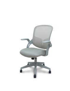 Piqueras y Crespo Silla Opti544 gris respaldo malla gris asiento 3D gris 2