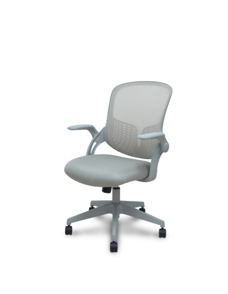 Piqueras y Crespo Silla Opti544 gris respaldo malla gris asiento 3D gris
