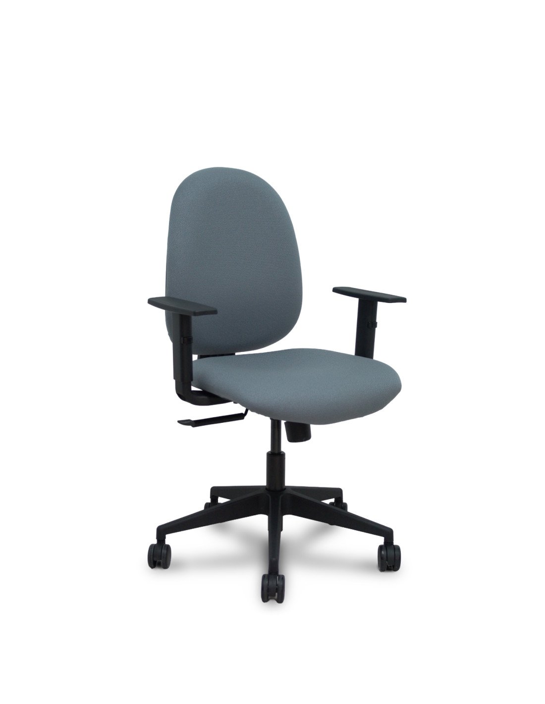 Piqueras y Crespo Silla Horche sincro bali gris brazos regulables base piramidal ruedas nailon 65mm