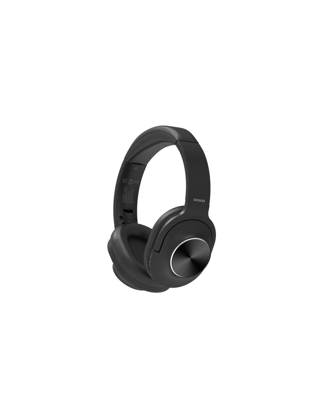 Aiwa HST-220BT auricular y casco Auriculares Inalámbrico y alámbrico Diadema Música USB Tipo C Bluetooth Negro