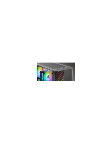 Mars Gaming MC-VOLT, Caja Gaming ATX, Ventilador ARGB 120mm, Rejilla