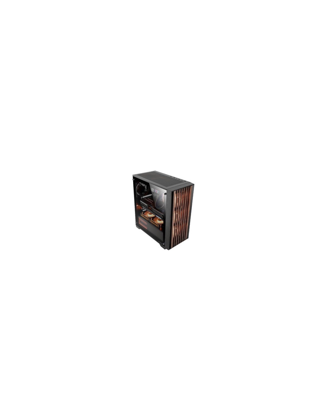 Mars Gaming MC-WOOD Midi Tower Negro