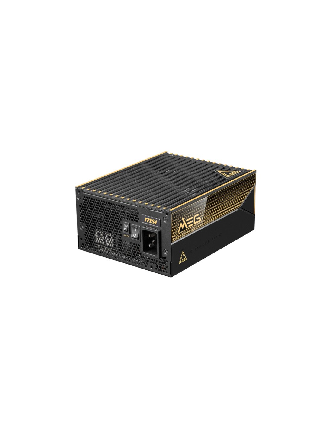 MSI MEG Ai1600T PCIE5 unidad de fuente de alimentación 1600 W 24-pin ATX ATX Negro