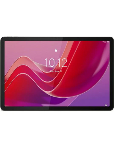 Tablet Lenovo Tab con funda transparente.