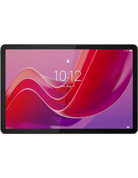 Tablet Lenovo Tab con funda transparente.