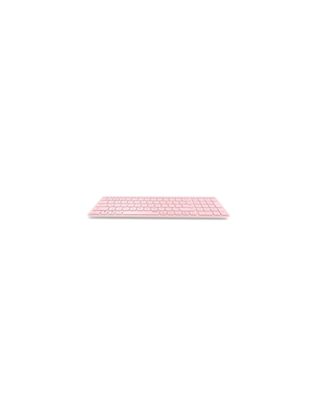 Rapoo E9700M teclado Oficina RF Wireless + Bluetooth QWERTY Portugues Rosa