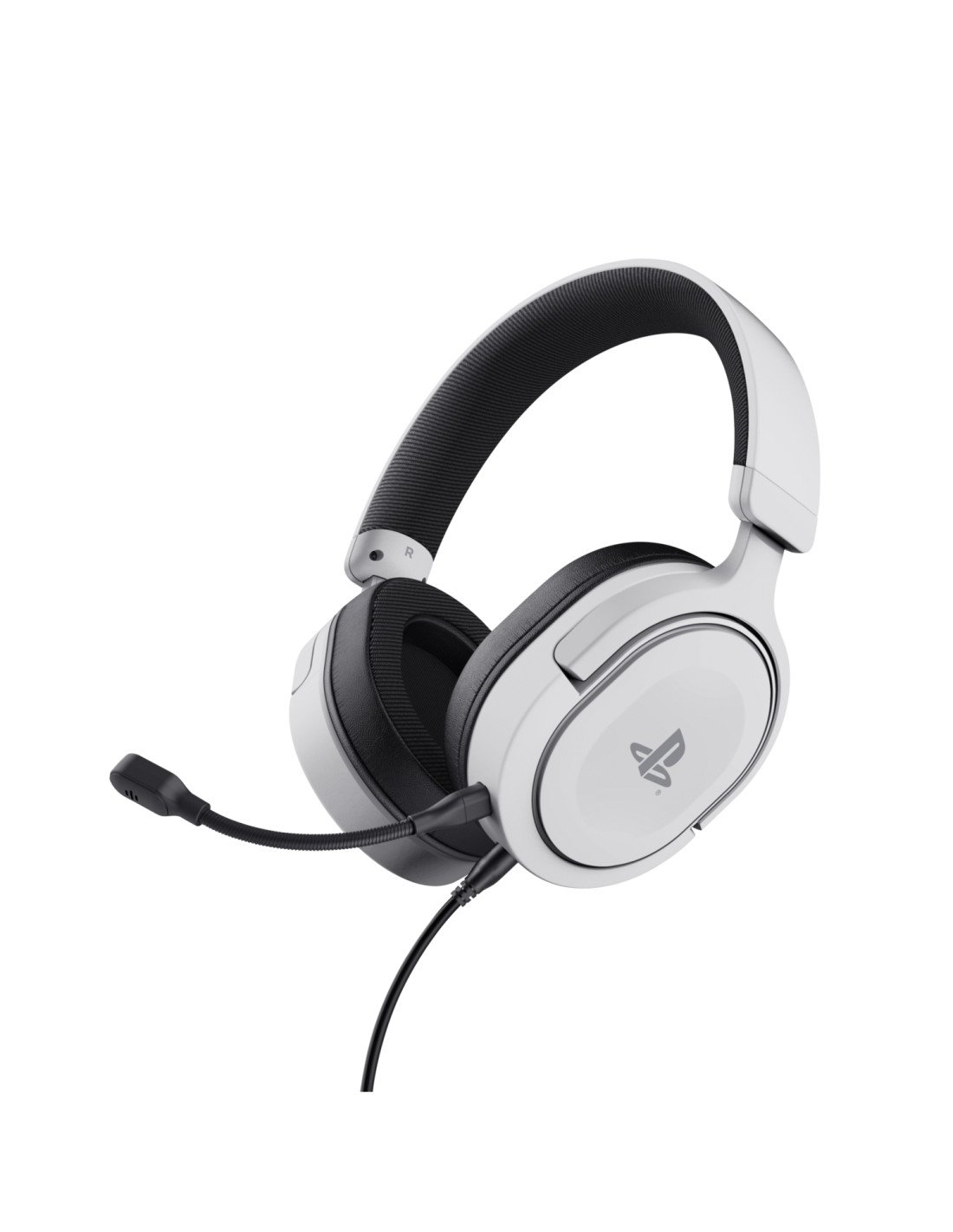 Trust GXT 498 Forta Auriculares Alámbrico Diadema Juego Negro, Blanco