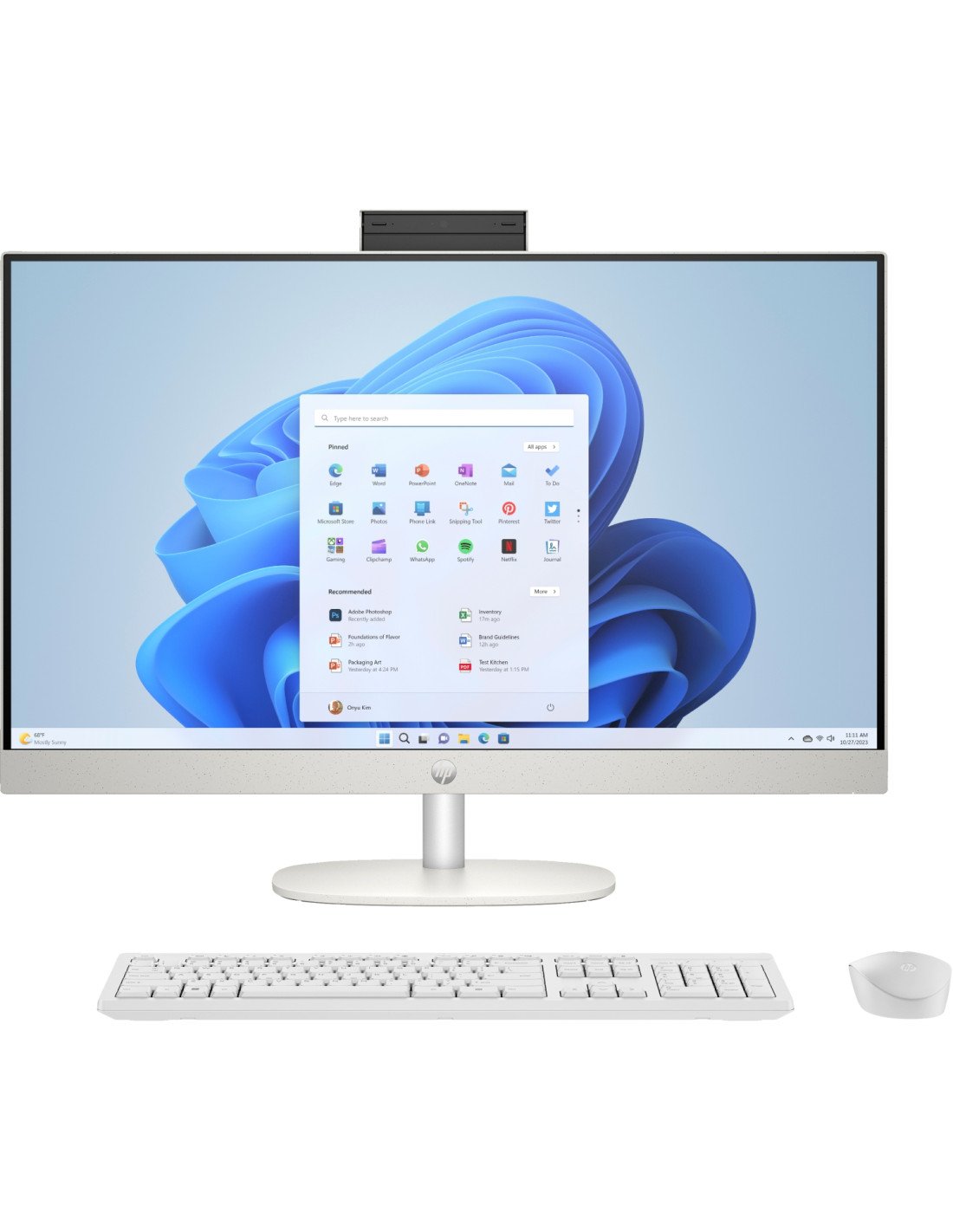 HP 24-cr0067ns Intel® Core™ i5 i5-1335U 60,5 cm (23.8") 1920 x 1080 Pixeles Pantalla táctil PC todo en uno 8 GB DDR4-SDRAM 512 G