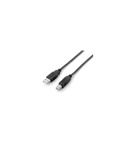 Equip 128864 Cable USB 2.0 de tipo A a tipo B, 2,0 m, negro