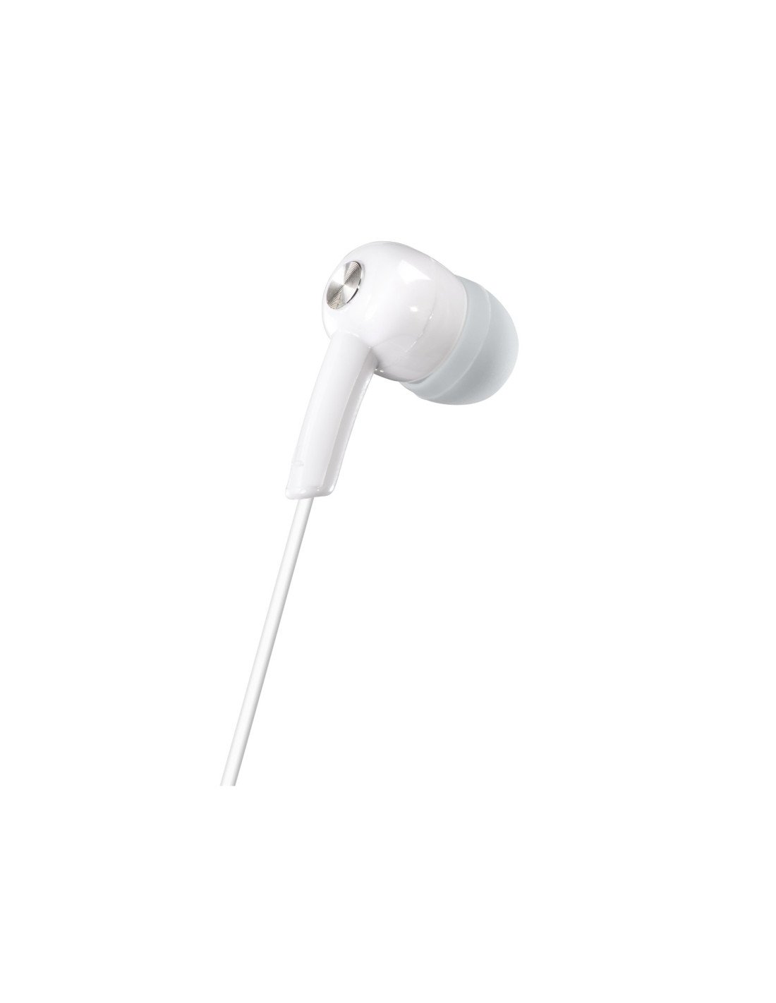 Hama Gloss Auriculares Alámbrico Dentro de oído Música Gris, Blanco