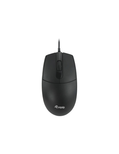 Equip 245117 ratón Oficina Ambidextro USB tipo A Óptico 1200 DPI