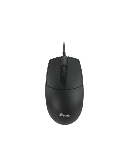 Equip 245117 ratón Oficina Ambidextro USB tipo A Óptico 1200 DPI