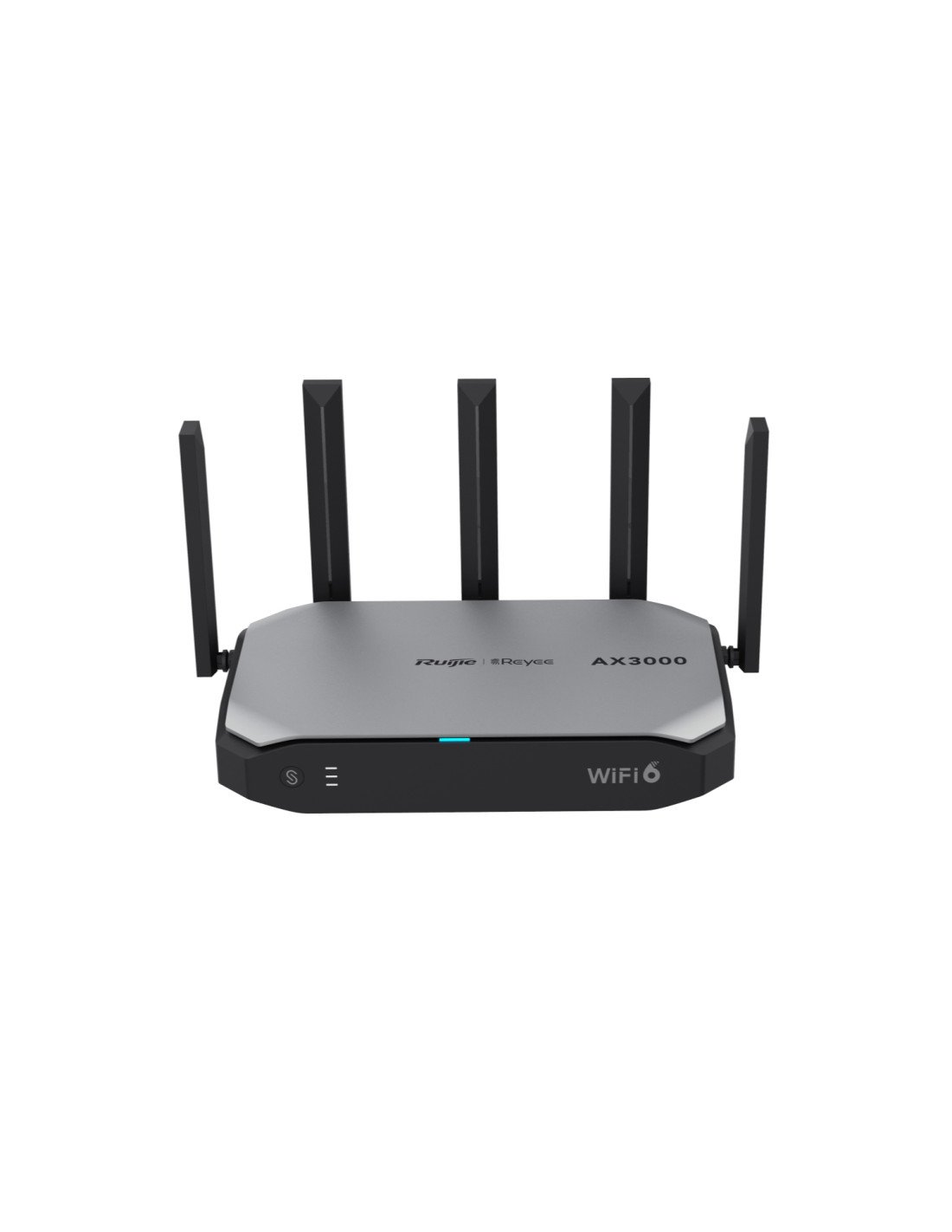Ruijie Networks RG-EG105GW-X router inalámbrico Gigabit Ethernet Doble banda (2,4 GHz / 5 GHz) Negro, Gris