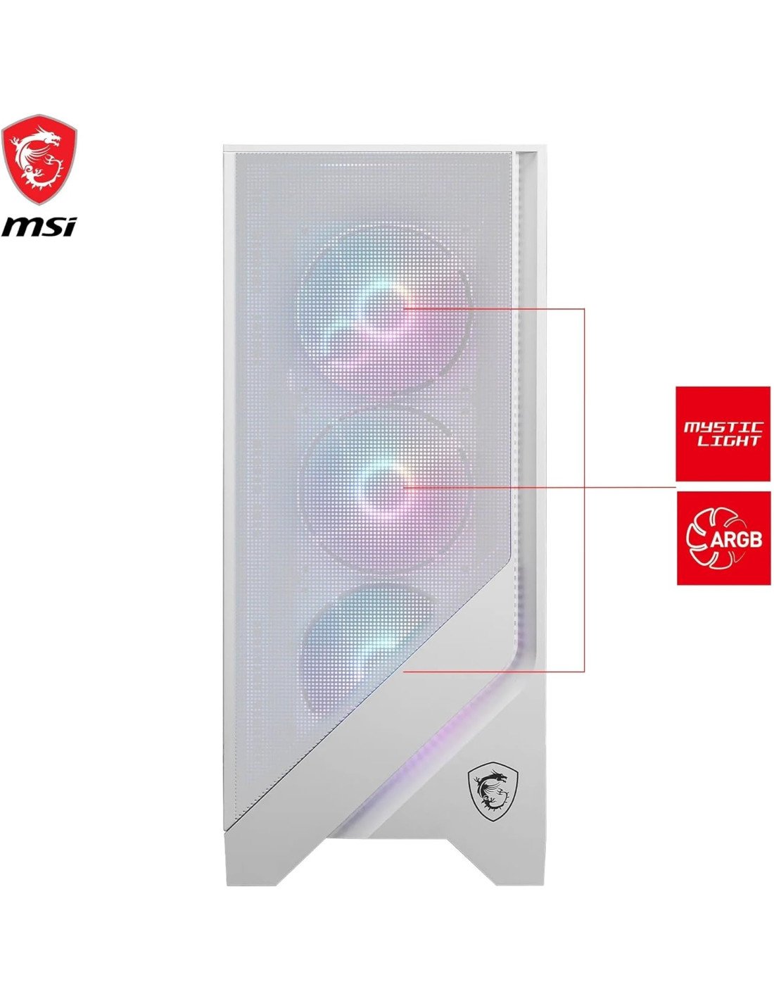 Zone Evil Core G AMD Ryzen 7 5700X/32GB/2Tb SSD Nvme RTX 5070 Windows 11 Blanco