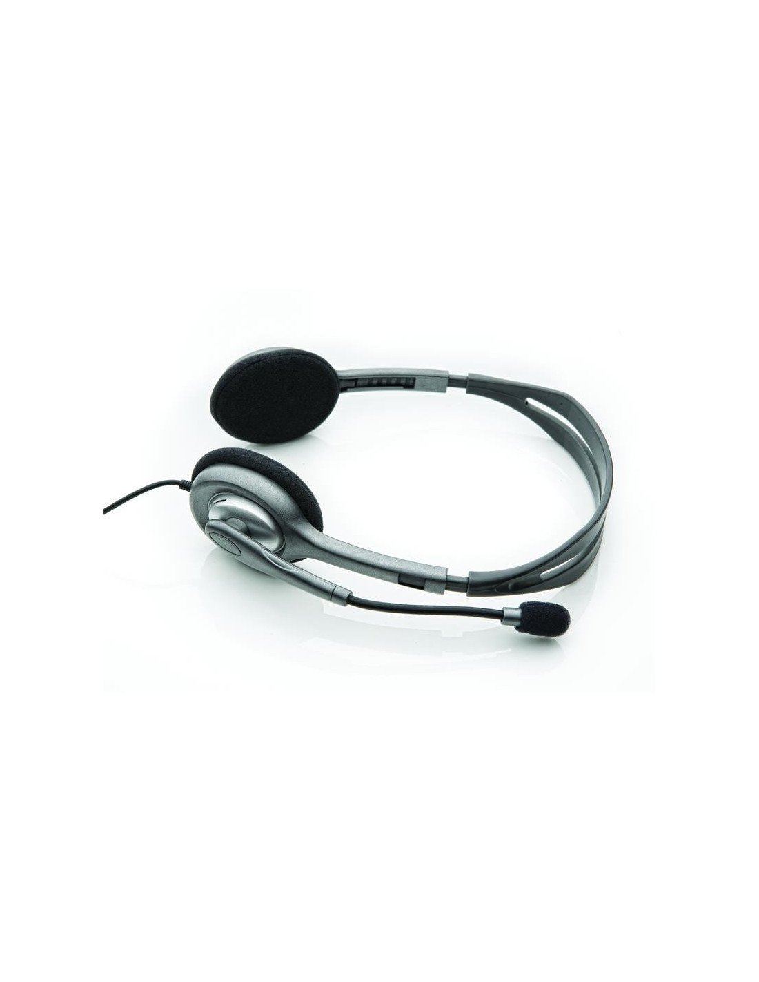 AURICULARES + MICROFONO LOGITECH H110 BLACK