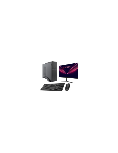 Zone Evil Core Slim Intel Core i5 14400/16GB/1TB SSD Nvme Negro Windows 11 + Monitor 24 Teclado y ratón