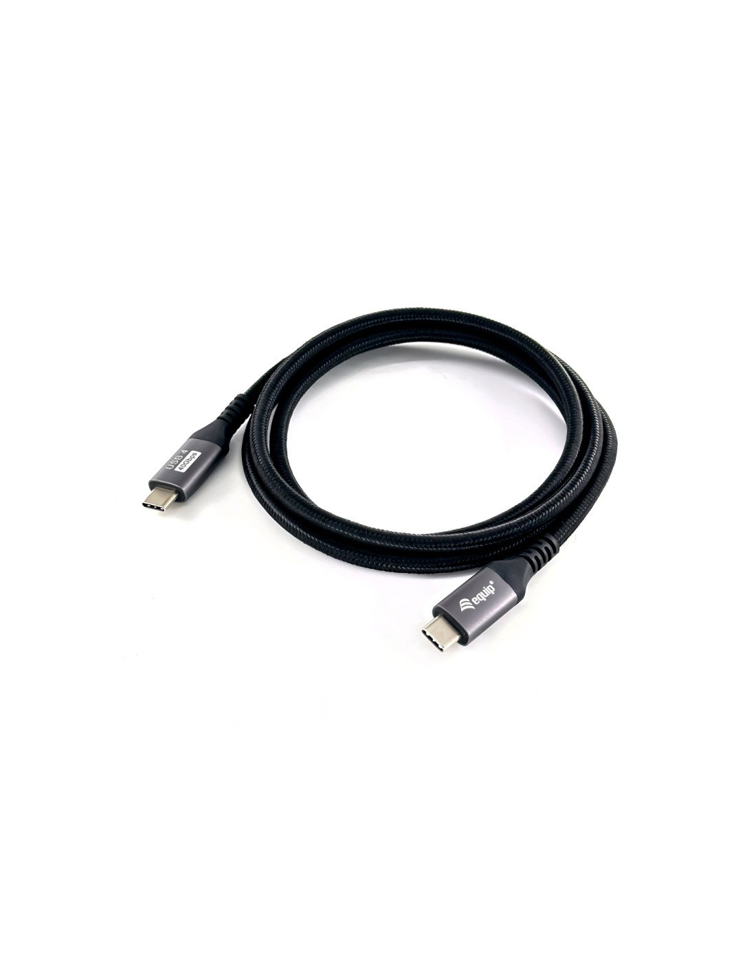 Equip 128383 Cable USB 4 Gen 3 C a C, M/M, 2,0m, PD3.1 240W, 8K/60Hz, 40Gbps, Negro