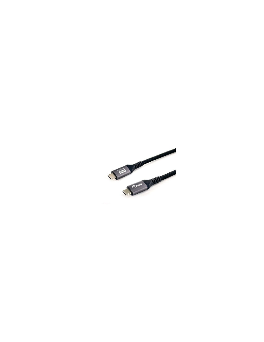 Equip 128383 Cable USB 4 Gen 3 C a C, M/M, 2,0m, PD3.1 240W, 8K/60Hz, 40Gbps, Negro