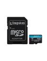 Kingston Technology Tarjeta microSDXC Canvas Go Plus Gen4 de 512 GB, 200 MB/s, A2 U3 V30 y adaptador