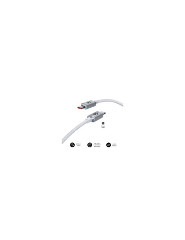 SUBBLIM CABLE OPTIMUS 60W C-C 1m WHITE