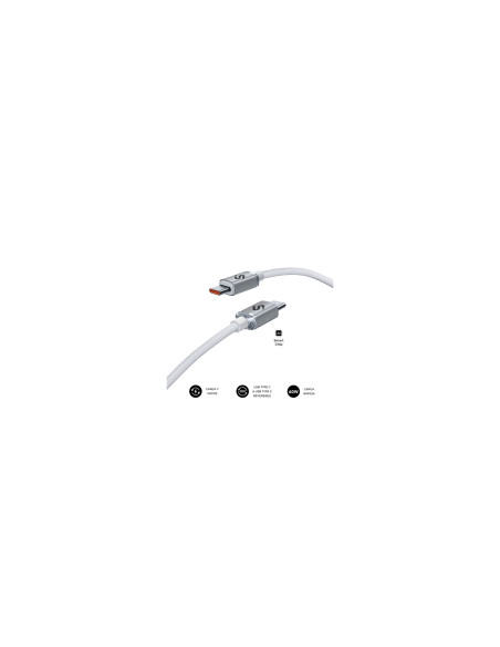 SUBBLIM CABLE OPTIMUS 60W C-C 1m WHITE