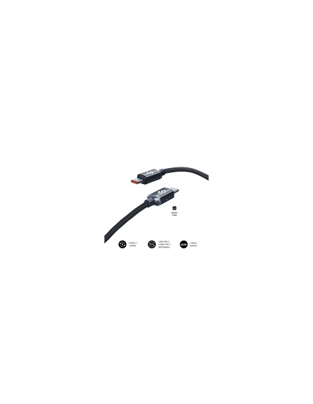 SUBBLIM CABLE OPTIMUS 60W C-C 2m BLACK