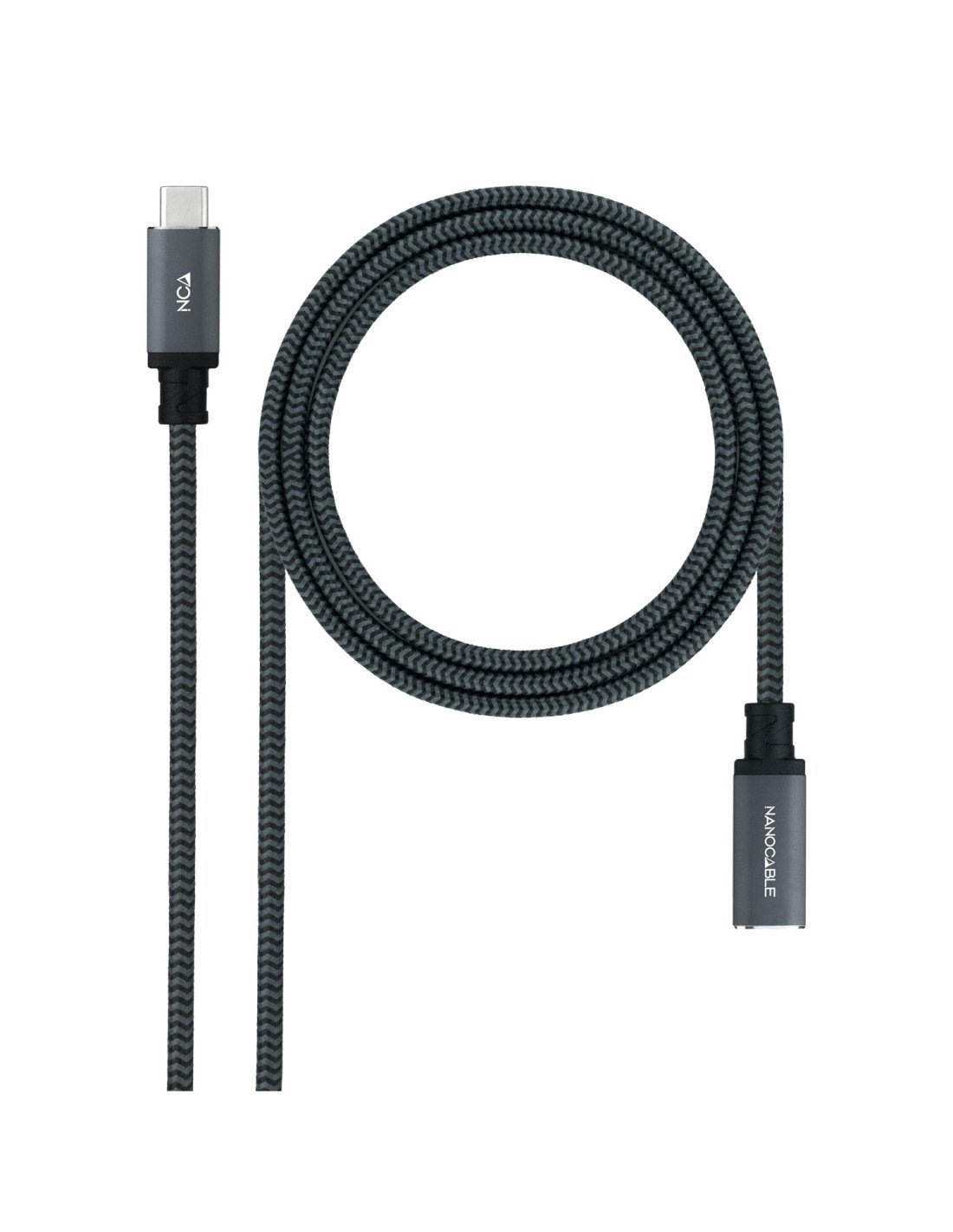 Nanocable 10.01.4501-COMB cable USB USB 3.2 Gen 2x2 1 m USB C Negro