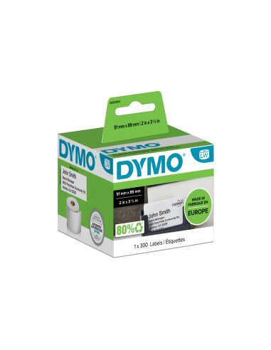 DYMO LW etiquetas auténticas de tarjetas de identificación | no