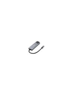 Equip 133496 Adaptador multifunción 5 en 1, 2,5 GbE, USB-A x 2, USB-C x 1, USB-C , 100 W USB PD 2