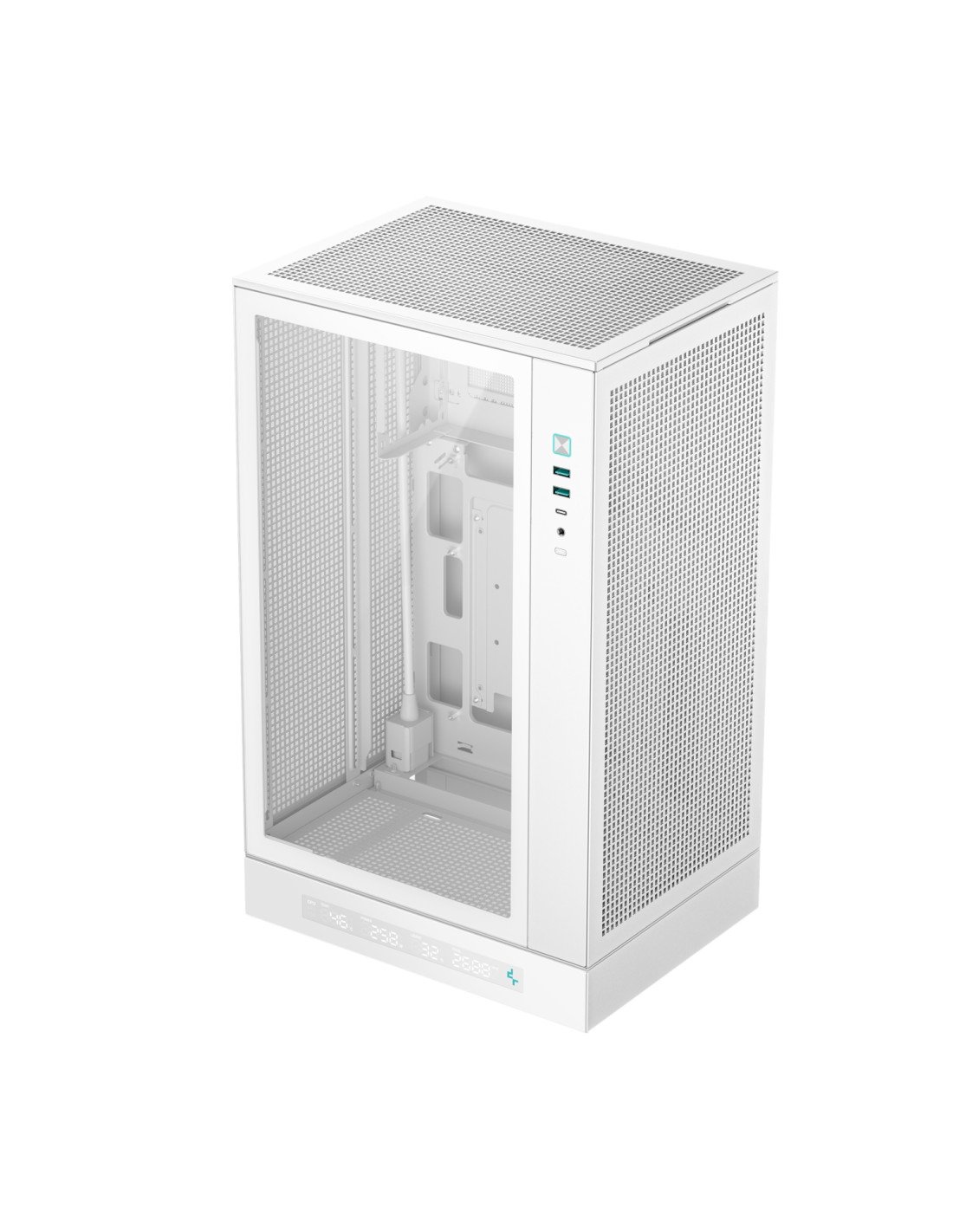 DeepCool CH270 Digital WH Mini Tower Blanco