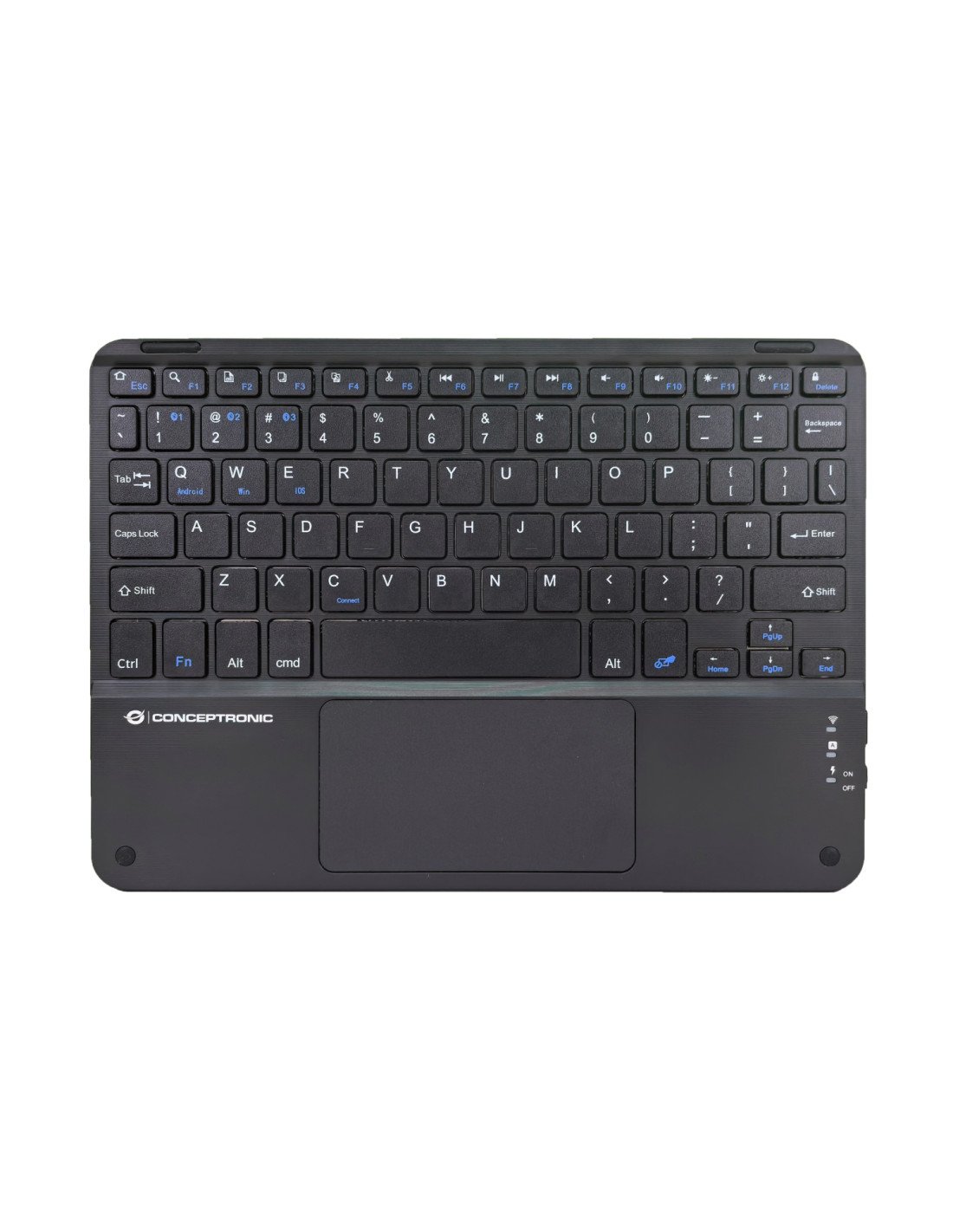 Conceptronic TOBIN01BUS teclado Universal Bluetooth QWERTY Inglés de EE. UU. Negro
