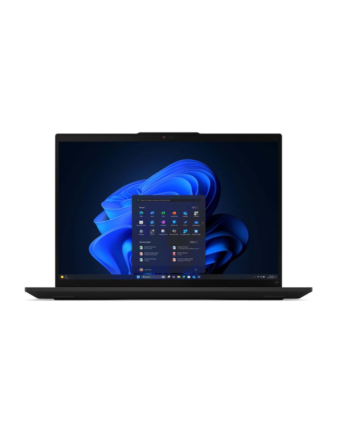 Lenovo ThinkPad L16 Gen 2 (Intel) Intel Core Ultra 5 225U 40,6 cm (16") WUXGA 16 GB DDR5-SDRAM 512 GB SSD Wi-Fi 6E (802.11ax) Wi