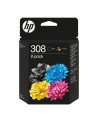 HP Paquete de 2 Cartuchos de Tinta Original 308 negra/tricolor