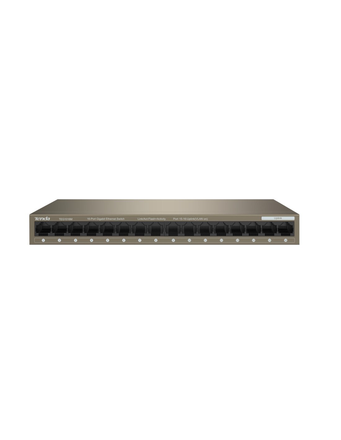 Tenda TEG1016M switch No administrado Gigabit Ethernet (10/100/1000)