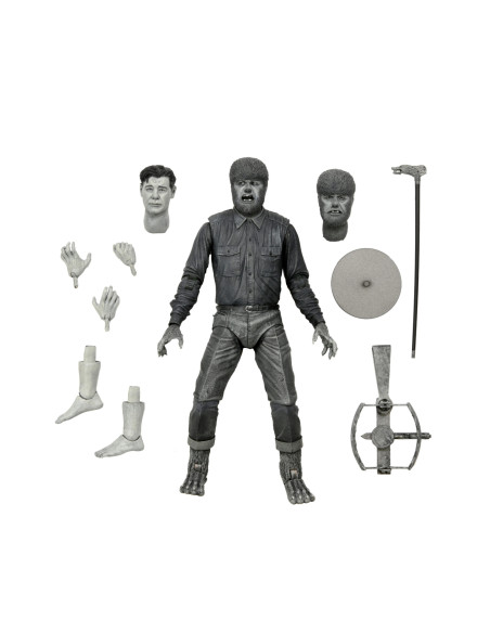 NECA Ultimate Wolf Man (Black & White)