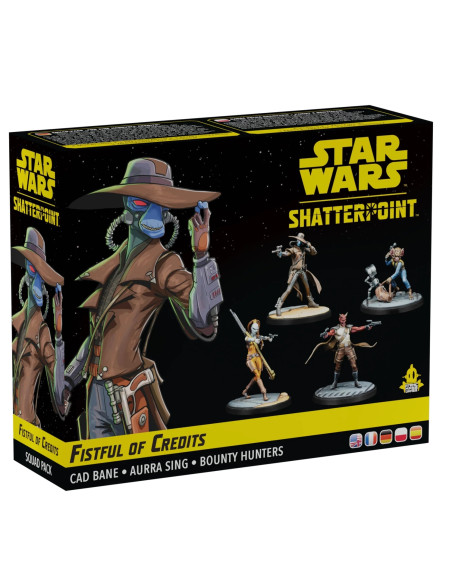 Atomic Mass Games Star Wars: Shatterpoint - Fistful of Credits: Cad Bane Squad Pack Figura