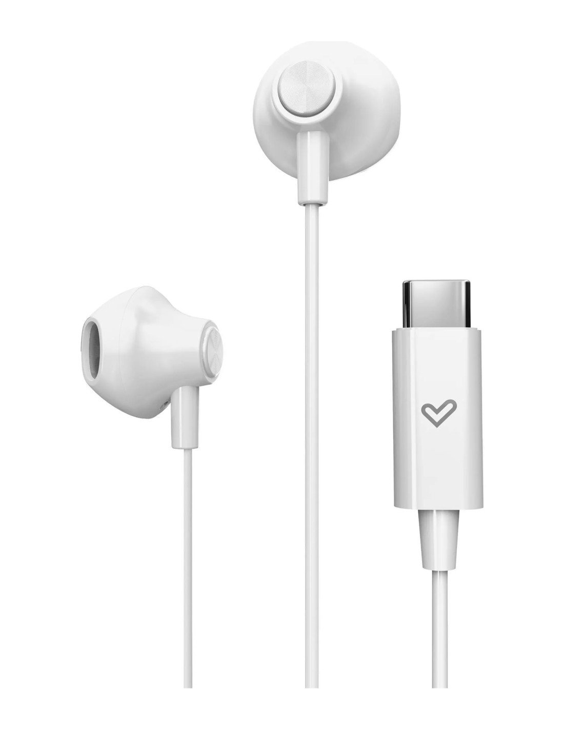 Energy Sistem EasyPods Auriculares Alámbrico Dentro de oído Llamadas/Música USB Tipo C Blanco