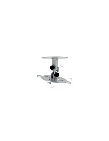 ITB OM26080 montaje para projector Techo Plata