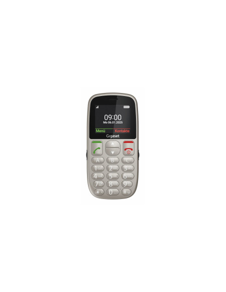 Gigaset GL395 5,59 cm (2.2") 90 g Gris Teléfono para personas mayores