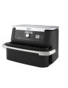 Ninja AF500EU freidora Doble 10,4 L Independiente 2470 W Freidora de aire caliente Negro, Acero inoxidable